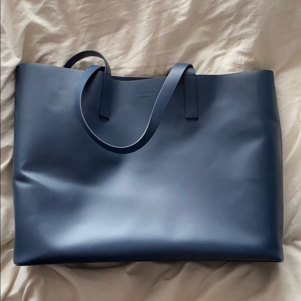 Everlane Navy Day Market Tote